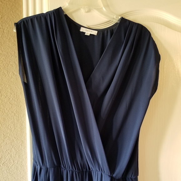 Navy jumpsuit with pockets - Picture 1 of 3